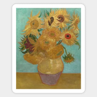 Sunflowers by Vincent van Gogh Magnet